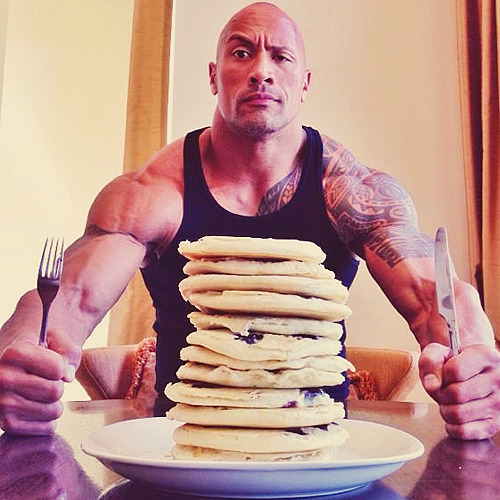 The Rock Creatine Pancakes