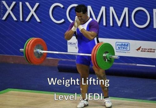 Weight Lifting Level Jedi
